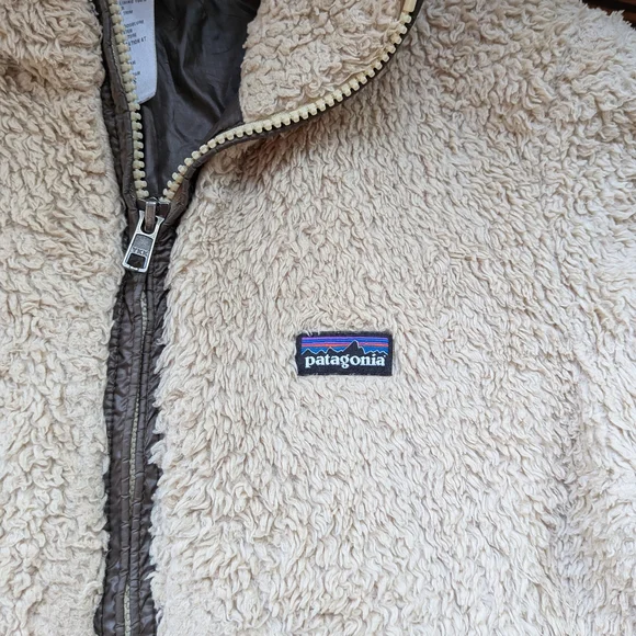 Patagonia Women’s Los Gatos Fleece Jacket – Cream / Taupe Trim (Size S) - Picture 2 of 6
